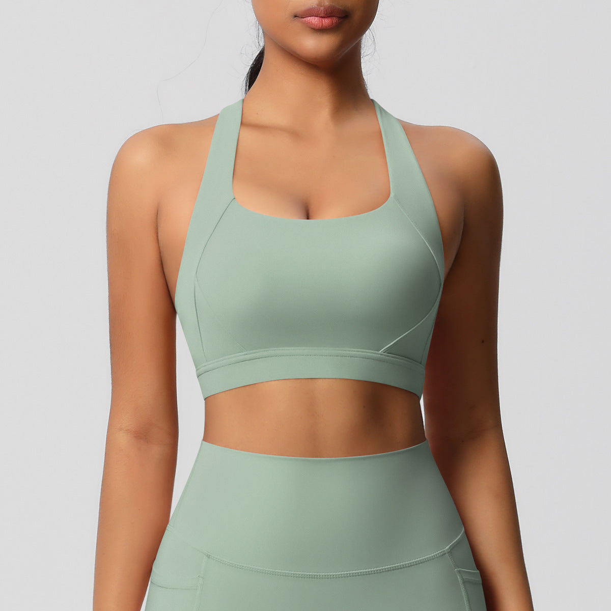 Women's Solid Color Casual Brushed Vest Sports Underwear