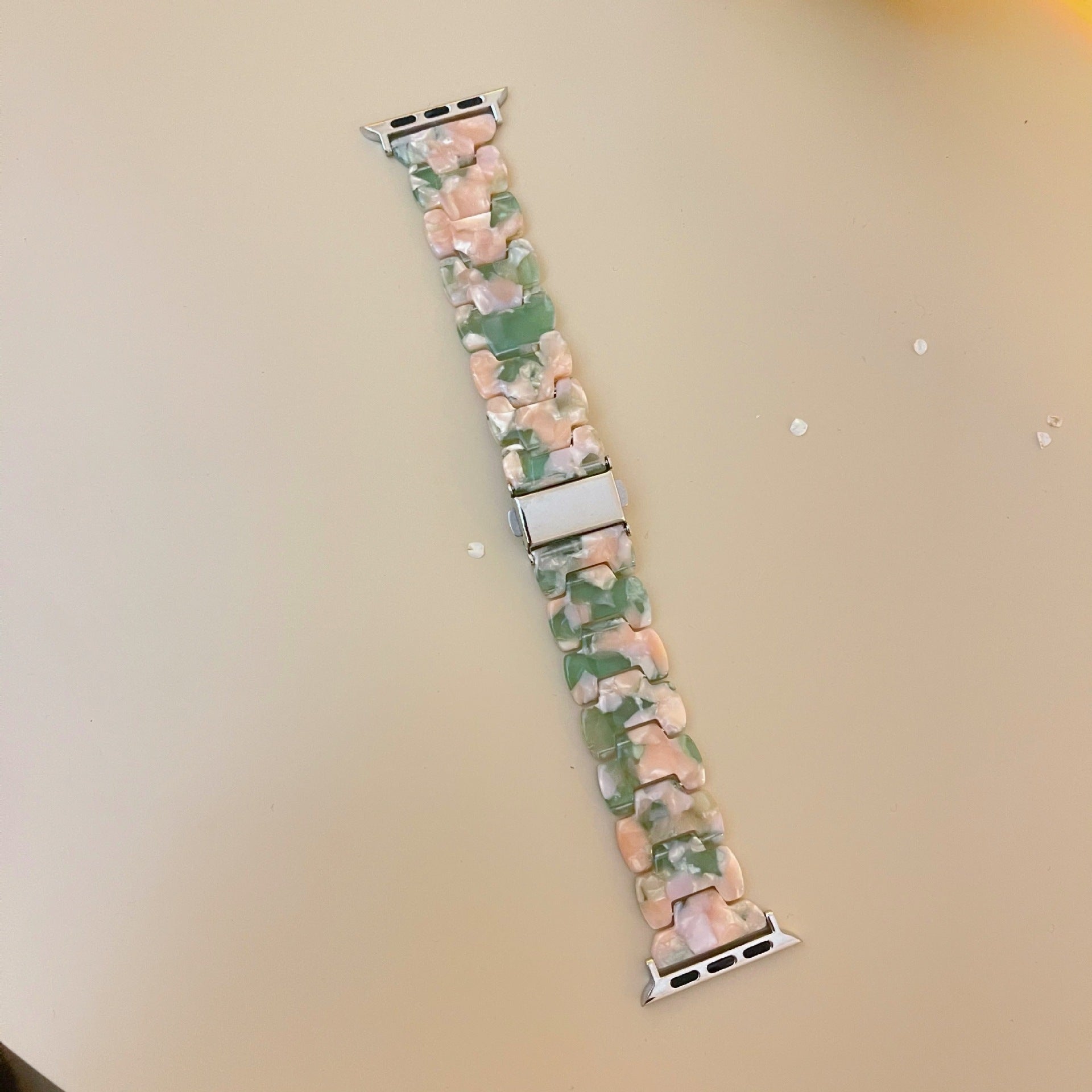 Stylish Multicolor Modern Oval Resin Shell Strap