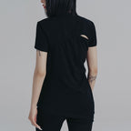 Personalized Circular Arc Design Simple And Thin Short Sleeve