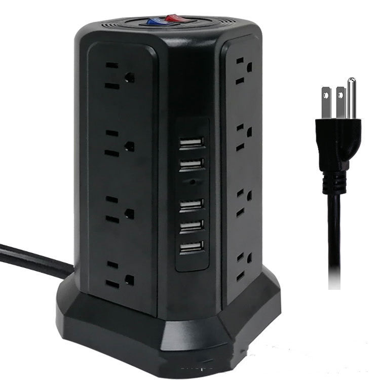 USB Lightning Protection Power Strip Tower Socket