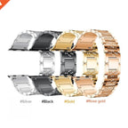 Smart Watch Metal Inlaid Diamond Strap