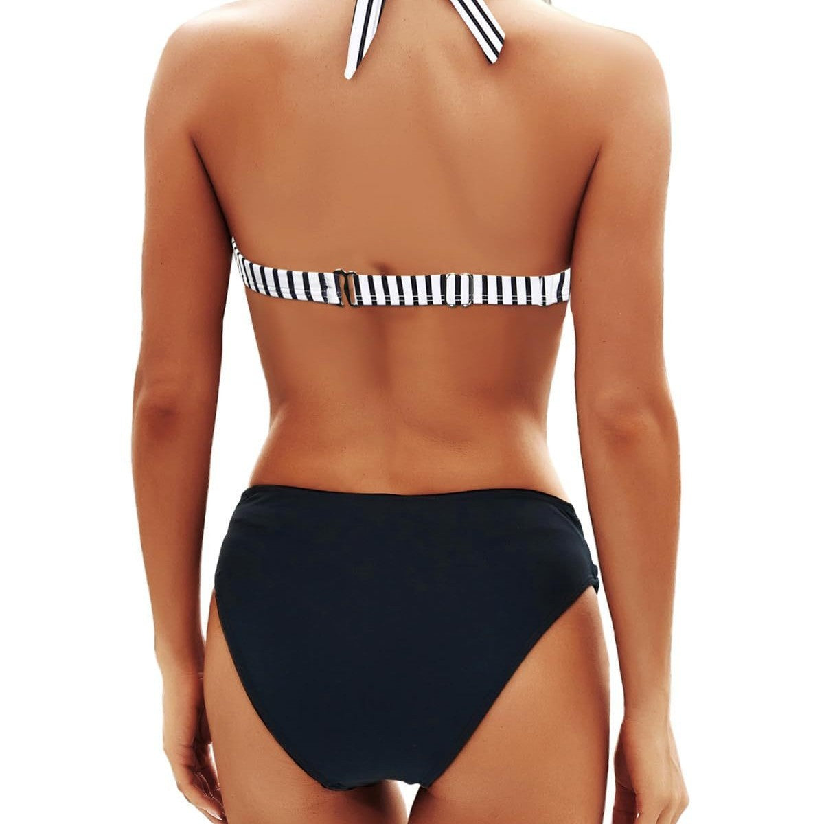 Women's Halter Push-up Split Swimsuit Sexy