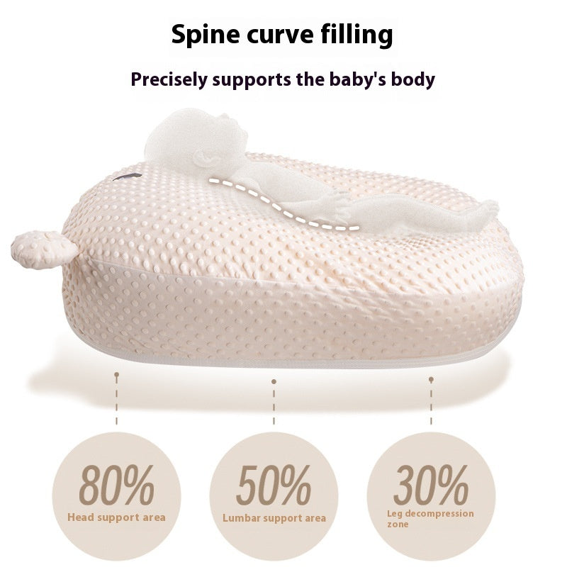 Baby Milk Spilt Prevent Slope Lying Sleep Ramp Mat Newborn Feeding Artifact Nursing Pillow
